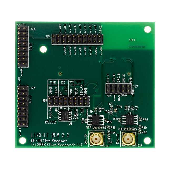 Дочерняя плата LFRX Daughterboard 0-30 MHz Rx - Ettus Research