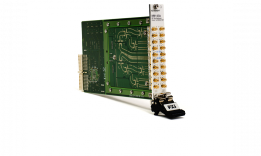 M9147A PXI RF Multiplexer: 3 GHz, Quad 1 x 4, 50 Ω, Terminated Common