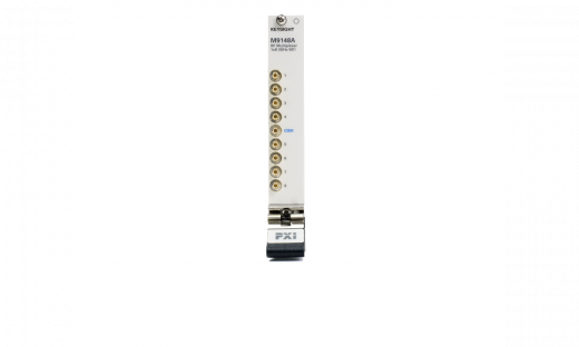 M9148A PXI RF Multiplexer M9148A PXI RF Multiplexer: 3 GHz, 1 x 8, 50 Ω